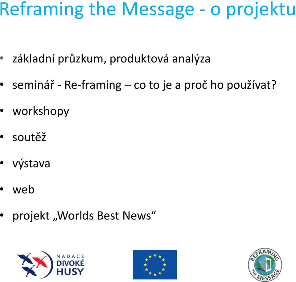 Re-framing co to je a proč ho používat?