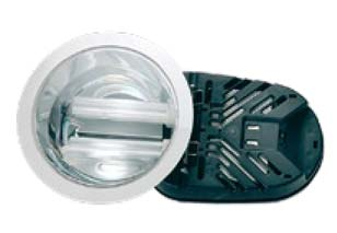 Serie 50 jsou kruhová svítidla o průměru 230 mm s horizontálně uloženými světelnými zdroji.