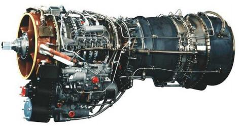 Turbína Turbína kompresoru dvoustupňová, Hnací turbína volná dvoustupňová 4.1.2 T64 T64 je turbohřídelový motor uvedený do provozu v roce 1964.