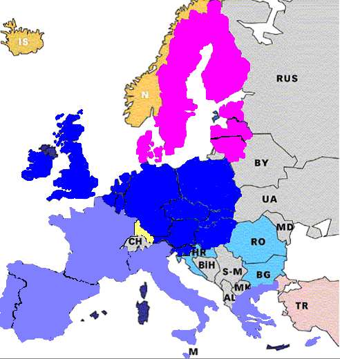 Zonal Authorisations S EST DK LV LT IRL GB F NL B L D FL CZ A SLO