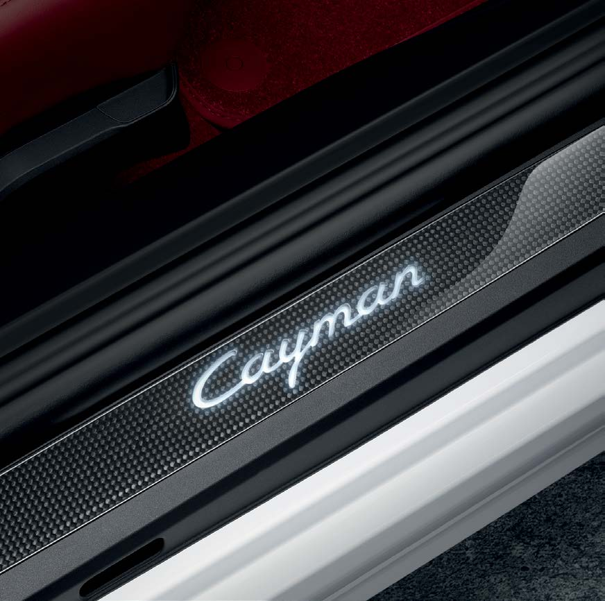 Porsche Tequipment Cayman (typ 981) Karbonový kryt středové konzoly S karbonovou povrchovou úpravou: Kryt středové konzoly. 16 820 Kč 13 460 Kč Díl č.: 991 553 981 02 BX3 Pozn.