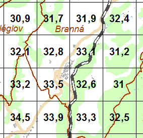 PM 10 [µg.m -3 ] roční průměrná koncentrace PM10_M36 [µg.m -3 ] 36. nejvyšší hodnota 24 hodinové průměrné koncentrace v kalendářním roce Oblast patří mezí území s nadprůměrnou kvalitou ovzduší.