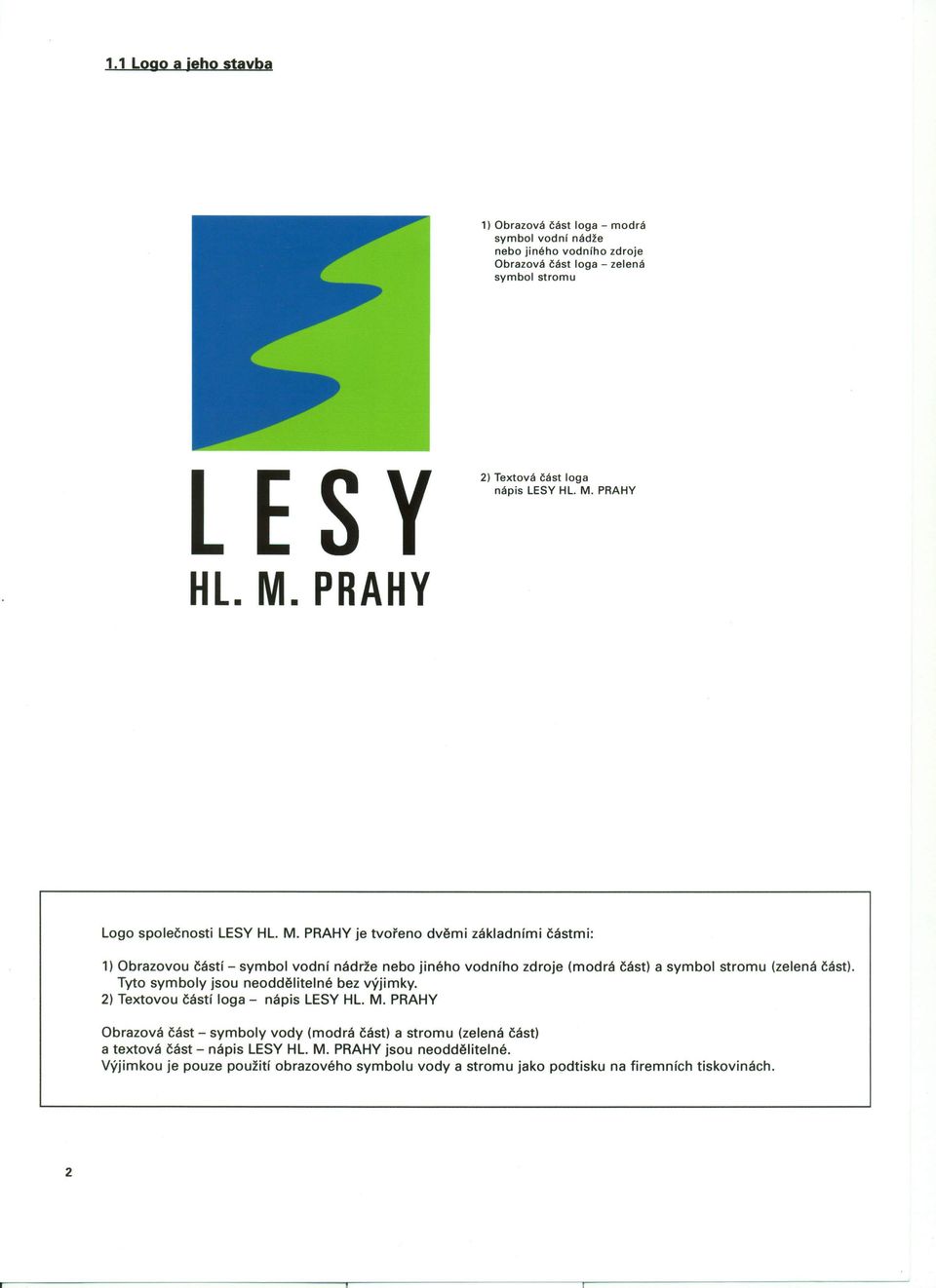 PRAHY Logo společnosti HL. M.