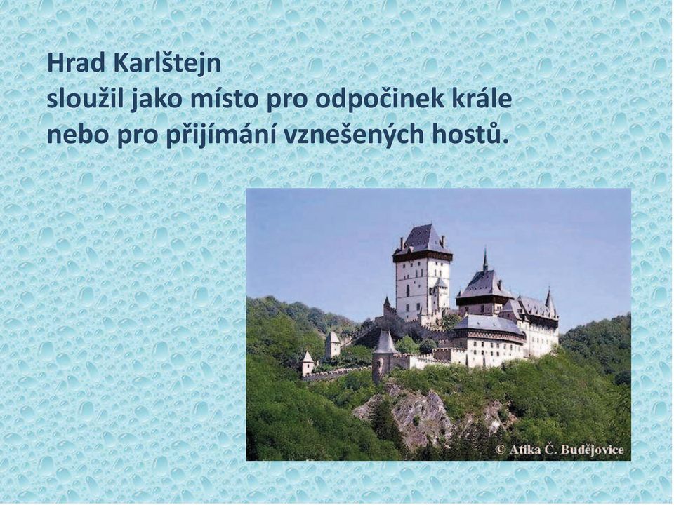 odpočinek krále nebo