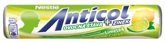 anticol extra silný, černý rybíz, med a citrón, višeň, limeta a citrón bal.