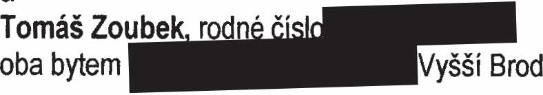 Číslo smlouvy 010/014/249/03/00 š -/o3> # / og KUJCP01AHG11 KUPNÍ SMLOUVA kterou uzvřeli podle 2079 násl. zákon č. 89/2012 Sb.