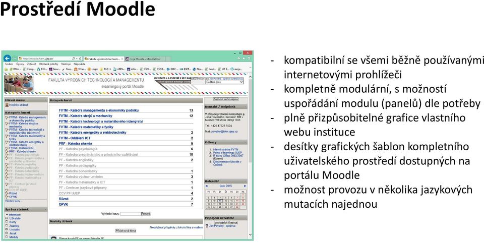 přizpůsobitelné grafice vlastního webu instituce - desítky grafických šablon kompletního