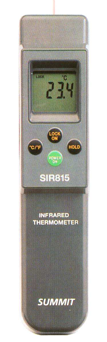 SIR 815 Bezkontaktný teplomer Summit Sir 815 je určený na meranie teploty bez nutnosti kontaktu s meranou plochou.