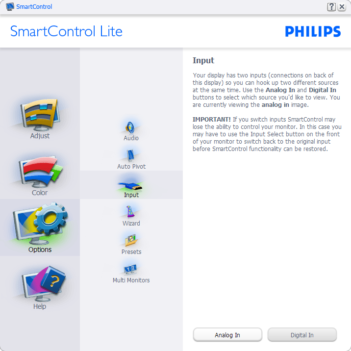 3. Optimalizace Obrazu Options (Možnosti>) > Preferences (Předvolby) Tato možnost bude aktivní pouze po výběru položky Preferences (Předvolby) v rozevírací nabídce Options (Možnosti).