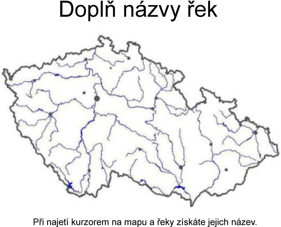 kurzorem na mapu