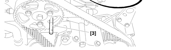 Motor : 4HX Nářadí [1] Přístroj na měření napnutí řemenů SEEM : 4122-T. [2] Tyčka na zajištění setrvačníku : (-).0188.X. [3] Páka pro napínání : (-).0188.Y. [4] Pružina pro přitlačení řemene : (-).