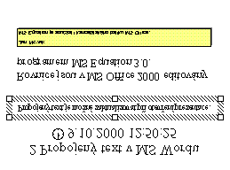 Kapitola 2: Vložit 29 OBR. 2-22: SNÍMEK S TEXTOVÝM POLEM A KOMENTÁŘEM Texty z textových polí a vložených objektů se promítají v prezentaci, avšak nejsou uváděny v osnově prezentace. Komentář 2.