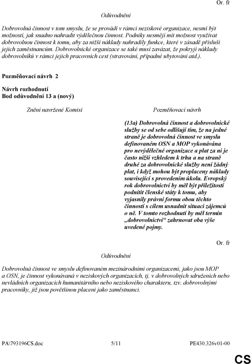 Dobrovolnické organizace se také musí zavázat, že pokryjí náklady dobrovolníků v rámci jejich pracovních cest (stravování, případné ubytování atd.).