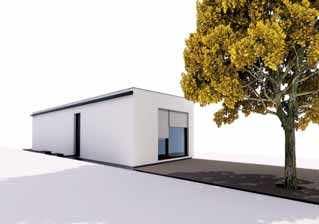 VÍKENDOVÝ DŮM Rok realizace: Architekt: Ing. arch. Zuzana Novosadová Projektant: Čistý, minimalistický výraz domu vychází ze snahy o maximální funkčnost a efektivní využití plochy.