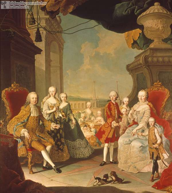 Rodina manželem František Štěpán Lotrinský od roku 1745 císařem Svaté říše římské