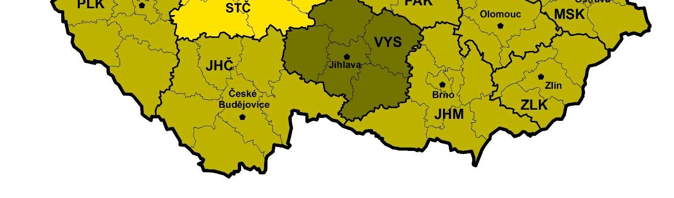 Podíl zaměstnaných ve skupině povolání Kováři, nástrojaři a příbuzní pracovníci na počtu zaměstnaných v kraji Mapa znázorňuje srovnání podílu zaměstnaných dané skupiny povolání v kraji na celkovém