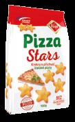 Krekry Crackers NOVINKA Pizza Stars 100g Crackers with pizza flavor 100g, 18 ks/kart. EAN: 8594014990782 NOVINKA Sýrovky 90g Crackers with cheese flavor 90g, 18 ks/kart.