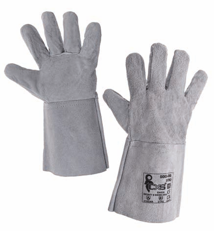 Svářecí rukavice / Welding gloves Novinka SYRO 3610 005 000 11 0005-00 CZ / Svářecí rukavice s manžetou dlouhou 15 cm. Délka rukavice: 35 cm. Doporučené použití: svářeči, brusiči, paliči.