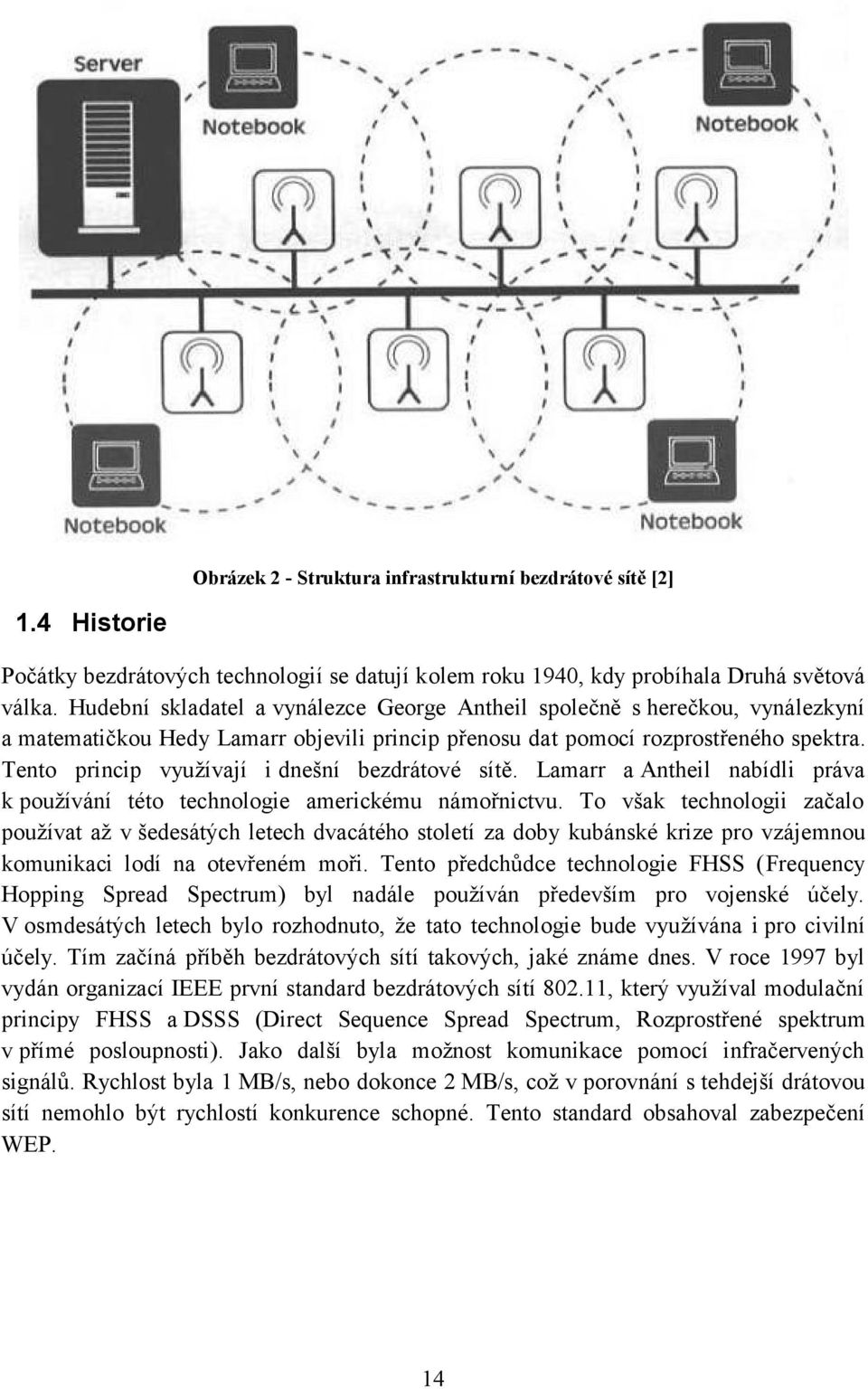 Tento princip využívají i dnešní bezdrátové sítě. Lamarr a Antheil nabídli práva k používání této technologie americkému námořnictvu.