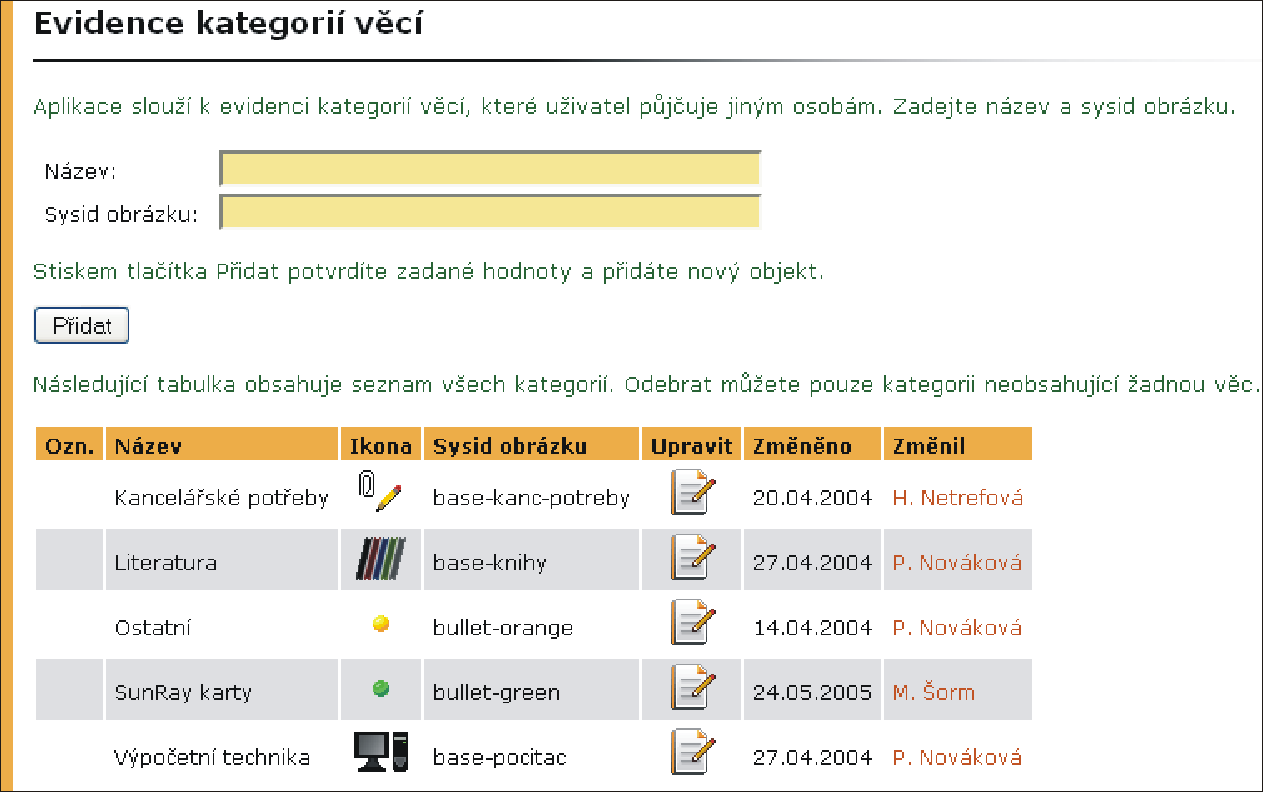 4 UNIVERZITNÍ ČÍSELNÍKY Portál SIF a OSSA. Nová předvolba se přidá přes formulář na obrázku 21, ve kterém se vyplní předvolba, její název a případně popis.