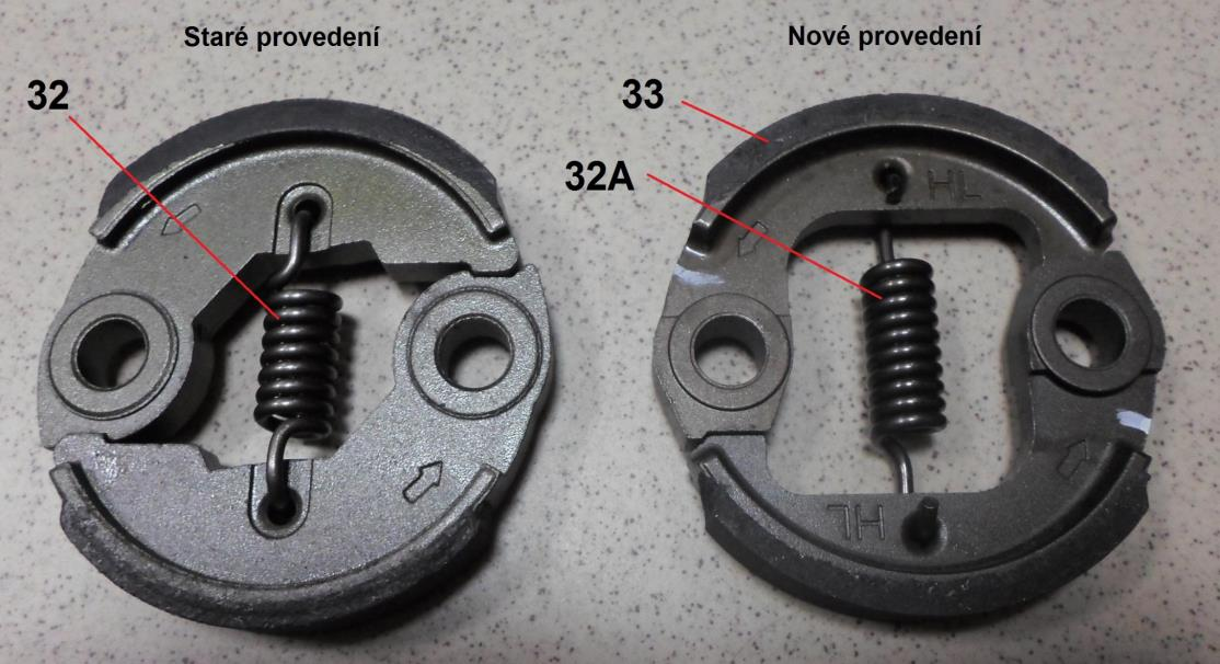 1 146001001 Šroub Screw 1 32 76106813 Pružina spojky - 8 závitů Clutch spring - 8 threads 1 2 146001002 Podložka Washer 1 32A 146001032 Pružina spojky - 10 závitů Clutch spring - 10 threads 1 3