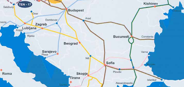 ZSR, Pan-Eu corridors in Central Europe GR