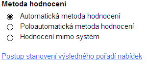 Specifikace VZ VZ Podání Otevření posouzení Hodnocení Výběr nejvhodnější