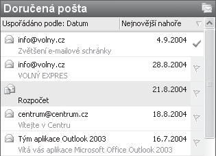 18 OUTLOOK 2003 Obr. 1.2: Příkazy odpovídající složkám Outlooku v nabídce Přejít a jejich klávesové zkratky Obr. 1.1: Navigační podokno ve složce Úkoly vidíte odkazy pro změnu zobrazení Obr 1.