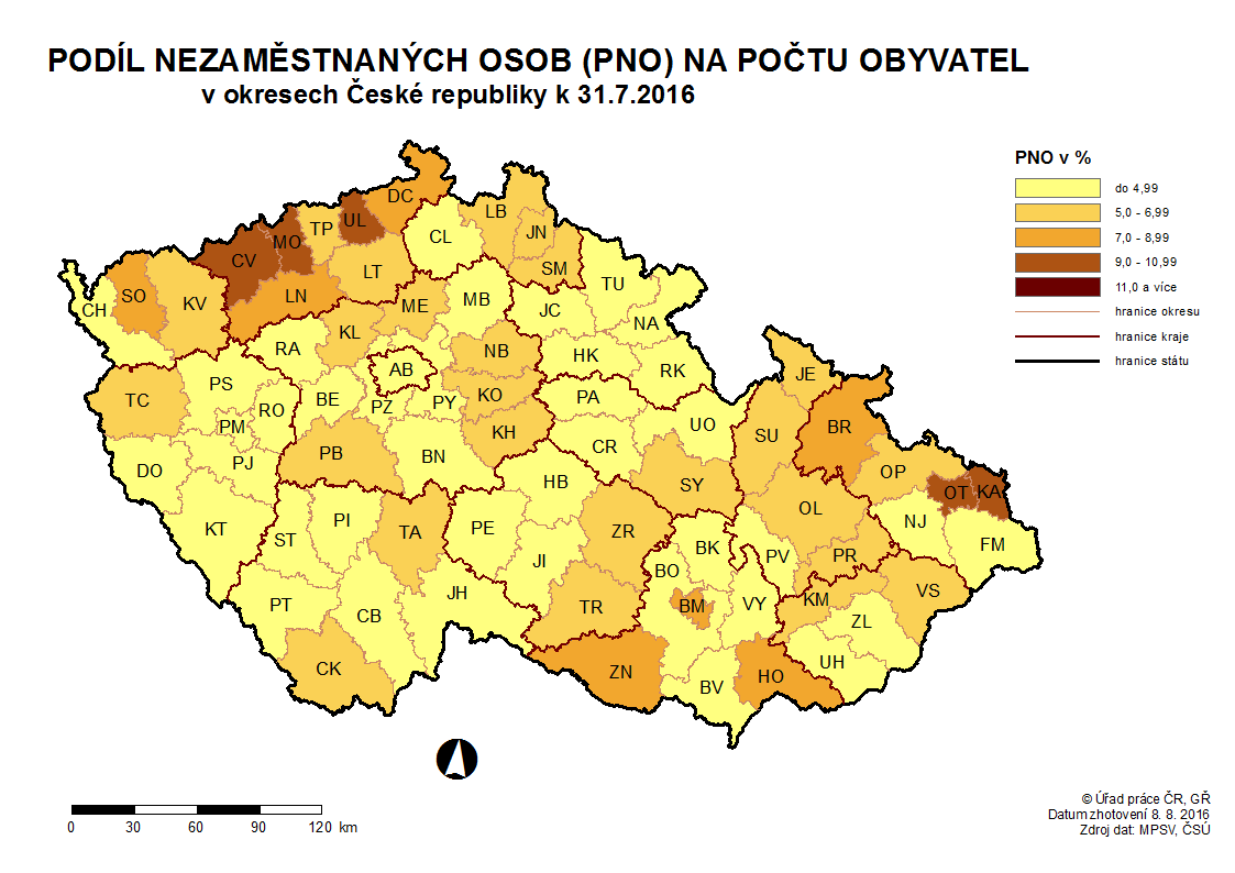 Měsíční zpráva o situaci a trhu práce Úřad