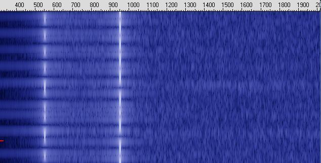 Porovnání signálů OK0EP a OK0EWW na Spectranu OK0EP 432.886 MHz FSK přes varikap? OK0EWW 144.