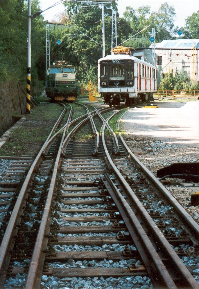 Kolejová splítka rozchodů 1000,