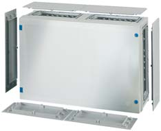 EYSTAR Prázdné skříně s neprůhlednými dveřmi Přístup má povolen a obsluhu smí provádět pouze elektrotechnik FP 0330 Vnitřní rozměry š 16 x v 486 x h 140 mm uzávěr dveří s ovládáním nástrojem Max.