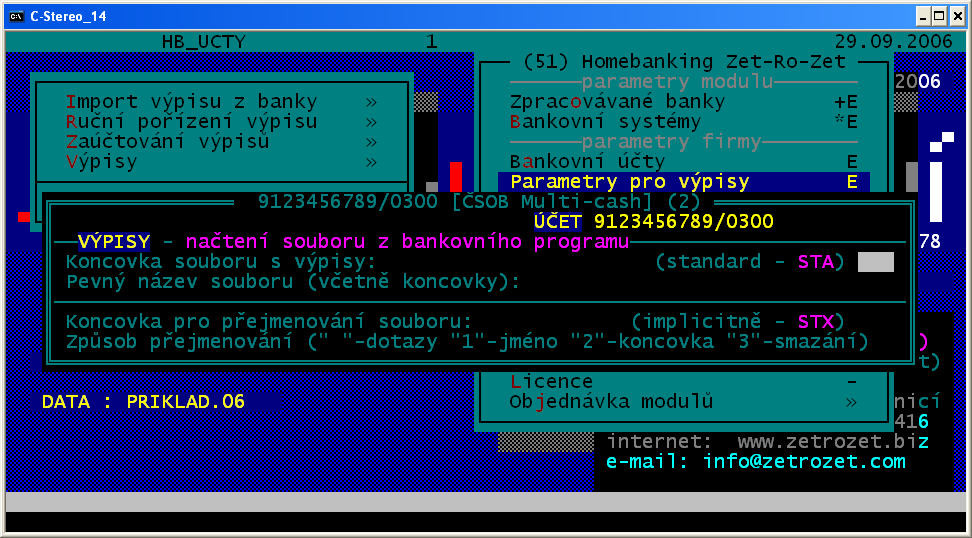 program. Od roku 2005 je s modulem dodáván program TCOPY.EXE, který vytvoření dlouhého názvu zajistí. Možnost zadání programu vytvářejícího dlouhý název zůstává v parametrech jen pro případ nouze.