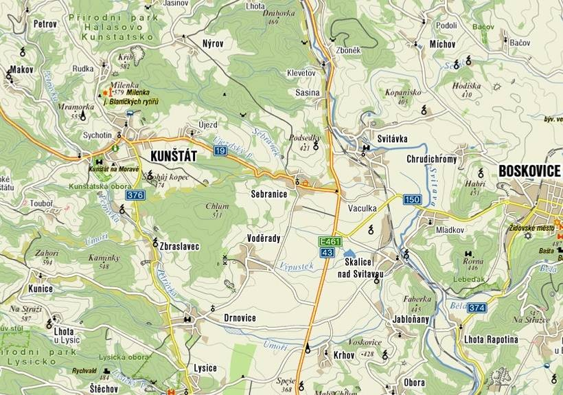 Vymezení zkoumané oblasti Zkoumaný region byl vybrán na základě polohy vodního mlýna v Sychotíně č.p. 34 leţícího na potoce Petrůvka, který je předmětem důkladnější analýzy této práce.