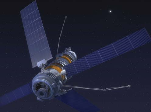 VESMÍR 39 Prečo sa Mesiac mení? Okolo Zeme obiehajú aj umelé družice satelity, ktoré vyrobili ľudia. Prvú umelú družicu Sputnik vypustili v Rusku v roku 1957. Dnes je ich veľa.