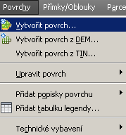 Body pro práci s body seznamy souřadnic a jejich úpravy.