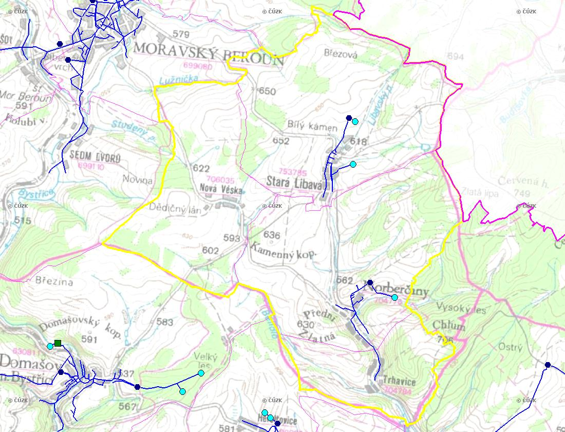 B.2 ZÁKLADNÍ INFORMACE O OBCI (části obce - ZSJ) Nová Véska (610 635 m 