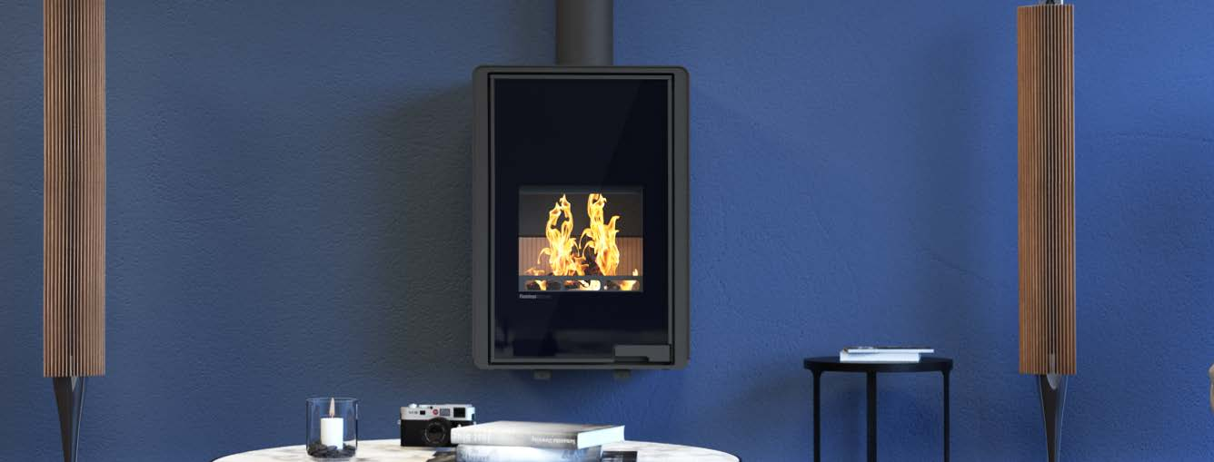 přitažlivé hoření, které Vás bude poslouchat Systém spalování u kamen Flamingo DELUXE je dokonalost sama. Přísun vzduchu je zajištěn centrálně ze zadní části kamen. Množství popela je minimální.