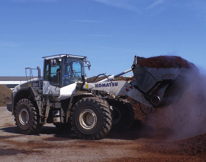 Řešení šitá na míru Pracovní vybavení Kolové nakladače Komatsu zkombinované se širokou řadou originálního pracovního příslušenství Komatsu poskytují perfektní řešení pro každý průmyslový sektor.