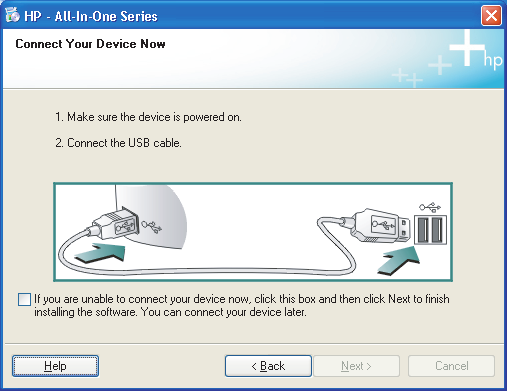 www.hp.com/support Sorun: (Windows) Microsoft Donanım Ekle ekranı görüntüleniyor. Çözüm: Tüm ekranları iptal edin. USB kablosunu çıkarın, sonra yeşil HP Photosmart CD sini yerleştirin.