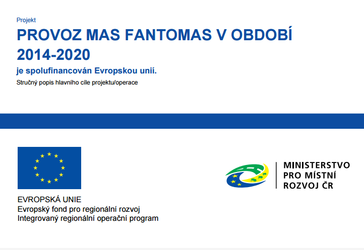 POVINNÁ PUBLICITA informatorium Ve vztahu k povinné publicitě ŘO IROP svým stanoviskem upřesnil, že logo IROP a MMR se nemusí nutně nacházet na homepage žadatele (MAS), ale postačí jeho umístění na