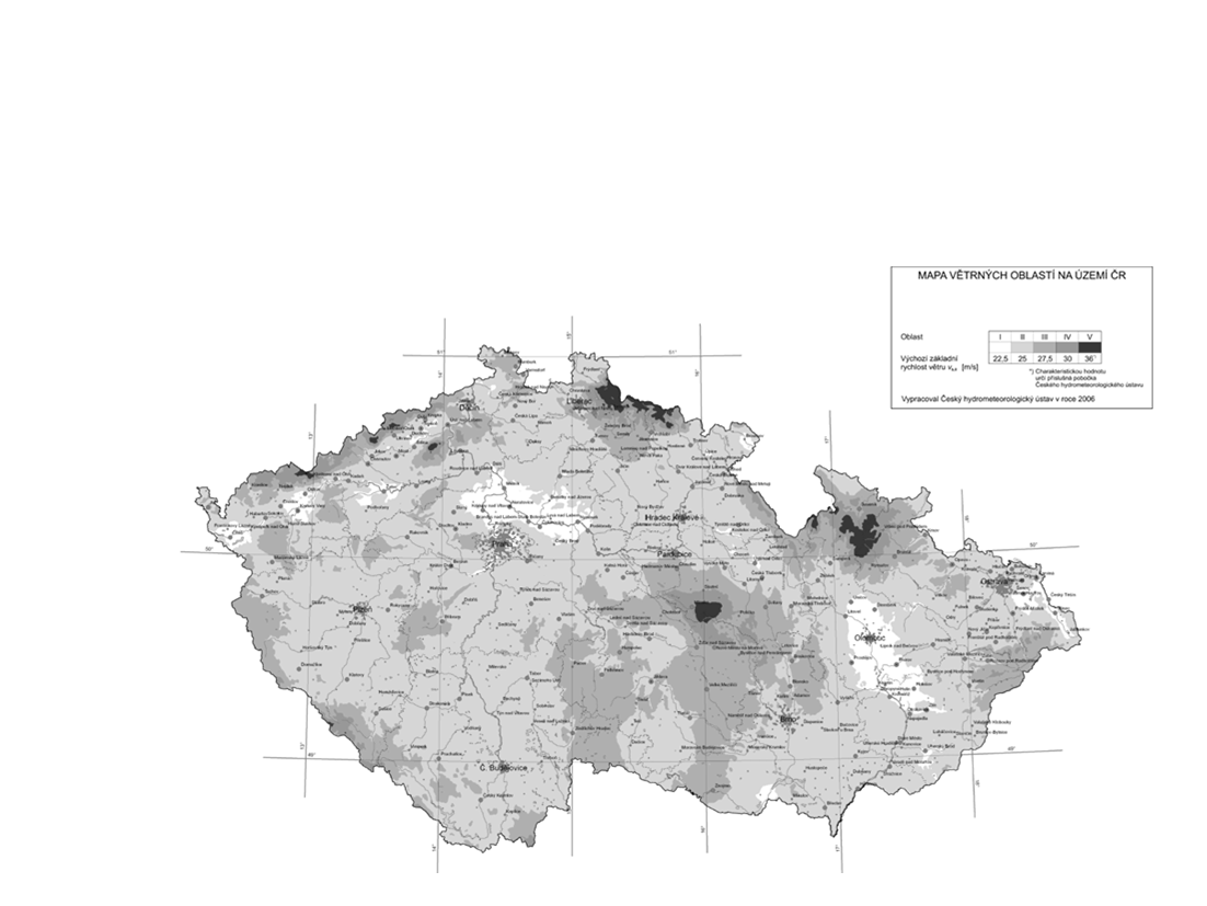 Zatížení působící na konstrukci Zatížení proměnná zatížení sněhem ovlivňuje: - tvar a sklon střechy - drsnost