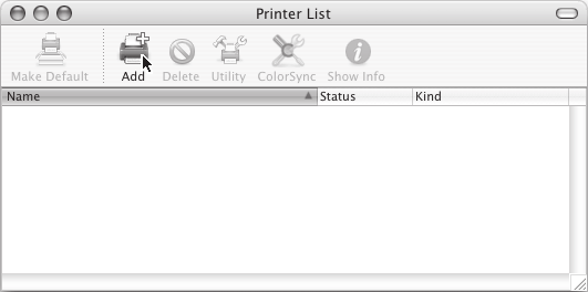 MAC OS X 11 Zvolte [Utilities] z menu [Go]. Pokud používáte Mac OS X v10.5-10.5.1, klikněte na [System Preferences] v menu Apple ( ) a zvolte [Print & Fax] ( ).