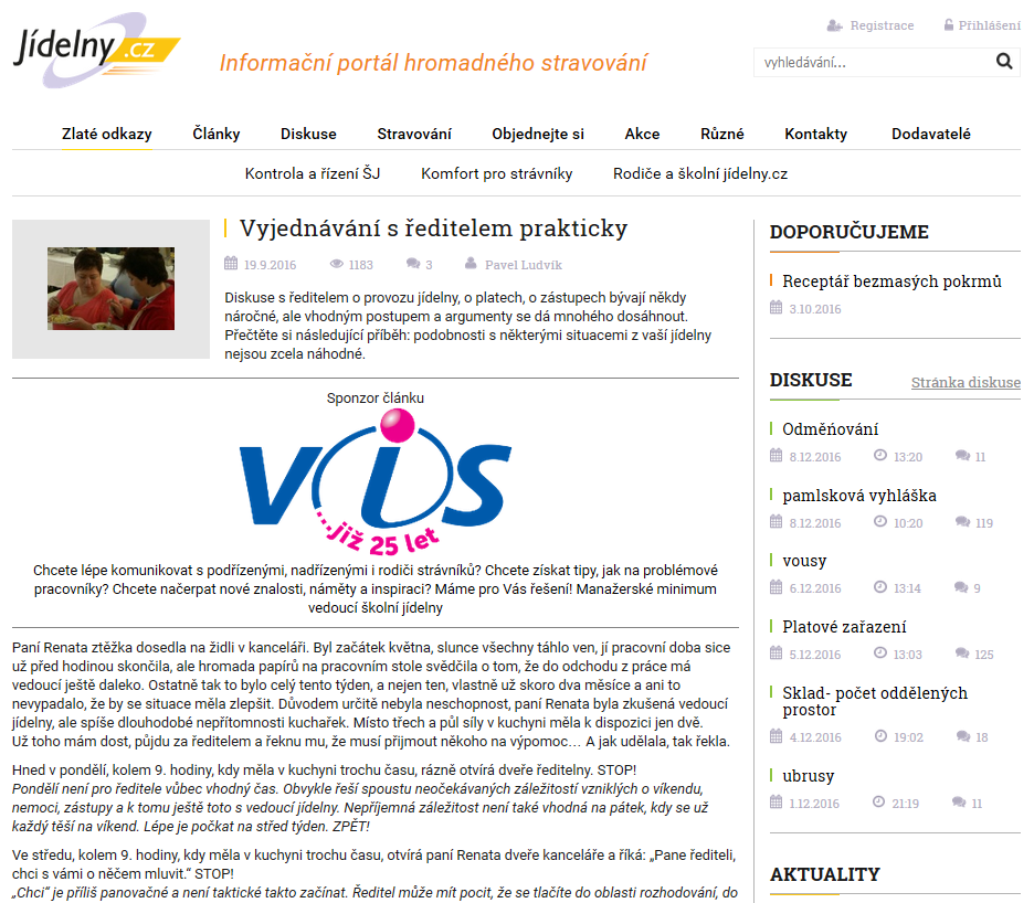 Logo sponzora portálu na stránkách Jídelny.cz Na stránky umístíme Vaše logo na 1 rok. Elektronický formát: GIF, JPG, BMP, PNG. Max.