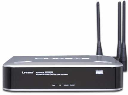 Linksys WAP4400N Podporované standardy: IEEE 802.11b - Wireless LAN 11Mbps, 2.4GHz IEEE 802.11g - Wireless LAN 108Mbps, 2.4GHz IEEE 802.11g - Wireless LAN 125Mbps, 2.4GHz IEEE 802.11g - Wireless LAN 54Mbps, 2.