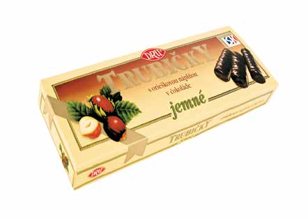 1. 1. Slané tyčinky 90 g jednotková cena 5,00 EUR/kg Trubičky orieškovočokoládové 90 g jednotková cena 9,89 EUR/kg 0 45 1.