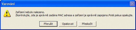 ZMĚNA IP ADRESY IP adresu je možné změnit těmito způsoby: Univerzální software Protokol ARP a Telnet U n i v e r z á l n í s o f t w a r e Tento software slouží pro nastavení základních síťových