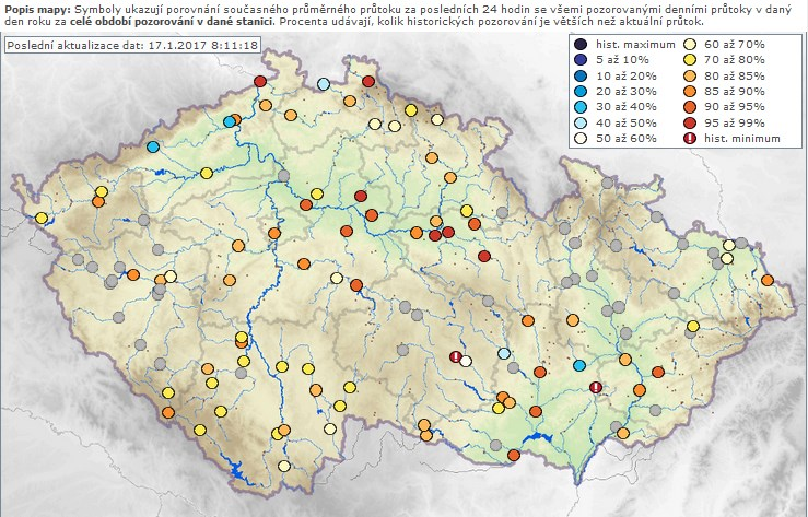 F. Vlhkost půdy Vzhledem k omezenému významu pro vegetaci i menší časové proměnlivosti hodnot vlhkosti půdy (sucha) v zimním období, resp.