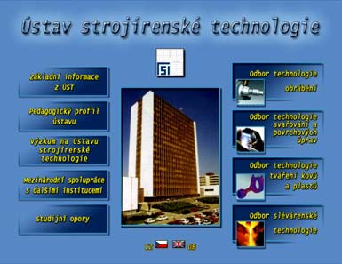 Ředitel ústavu: Doc. Ing. Miroslav PÍŠKA, CSc. Odbor technologie obrábění Vedoucí odboru: Doc. Ing. Miroslav PÍŠKA, CSc. /obrabeni/ Odbor technologie tváření kovů a plastů Vedoucí odboru: Doc. Ing. Vladislav DANĚK, CSc.