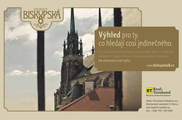 č 5008 / 1 září 2011 wwwinzertexprescz Strana 3 1204088 Reality & Development Moravské nám 3, Brno Tel: 543 235 625 RD Podolí Novostavba 4kk, výborná dostupnost, CP 157m 2, ZP 80 m 2, IS, oplocení